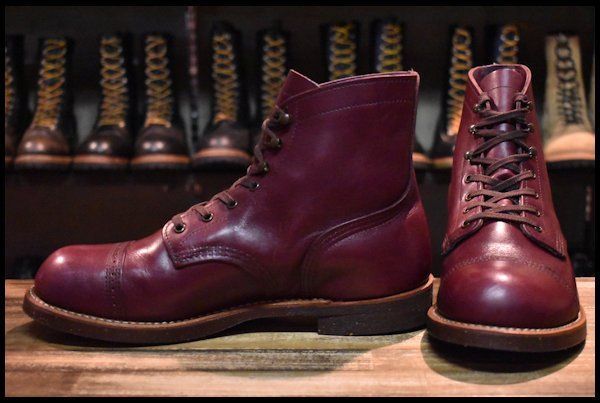 9D 美品 15年】レッドウィング 8012 アイアンレンジ マンソン バーガンディ セトラー キャップトゥ ブーツ redwing HOPESMORE【DG230】  - メルカリ