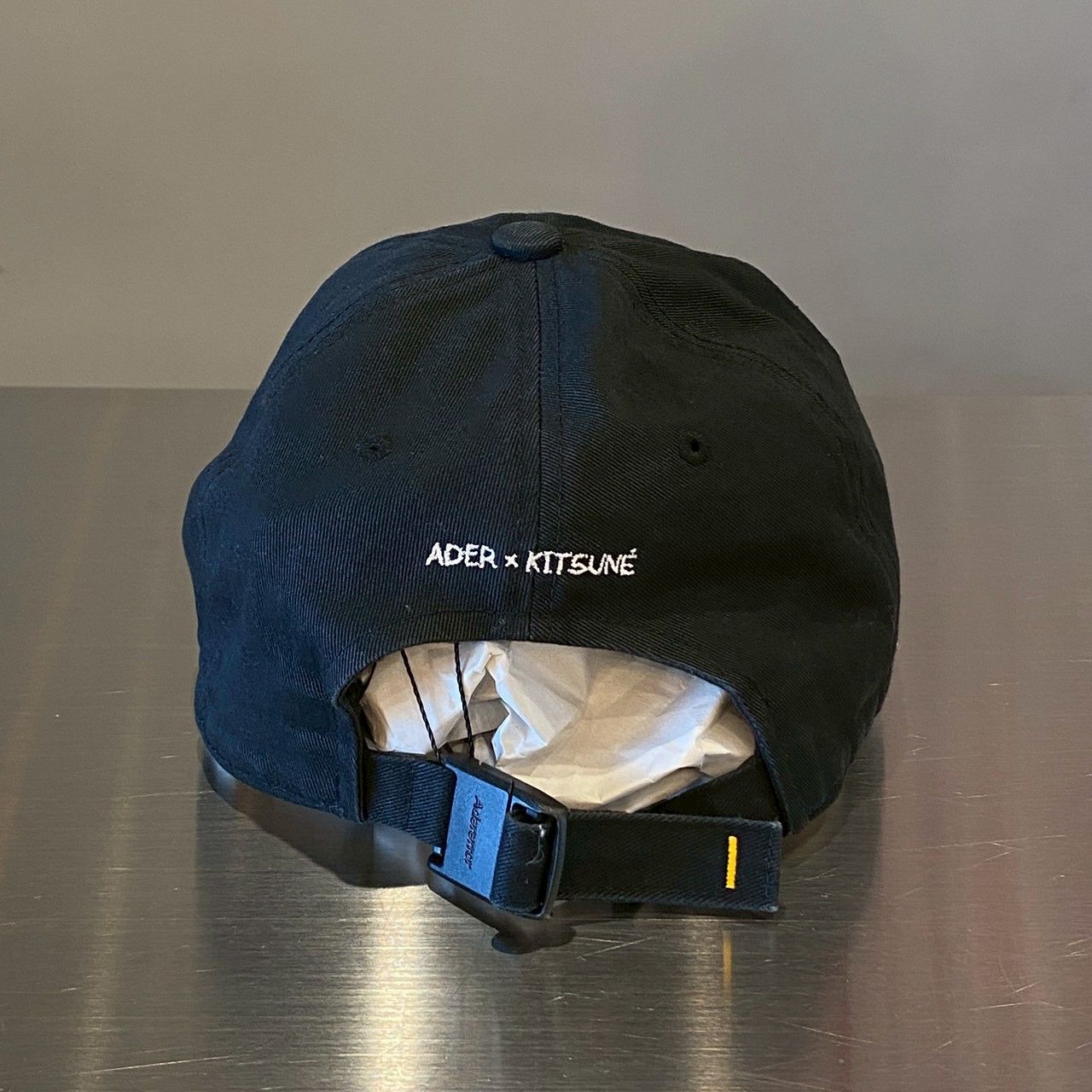 アーダーエラー x メゾンキツネ A2 テトリスボックスロゴキャップ