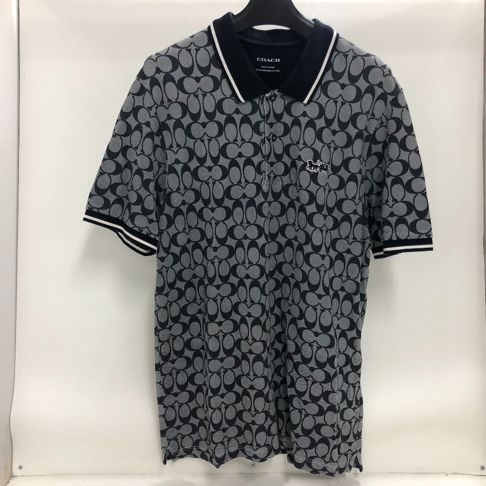02w17653 コーチ COACH シグネチャー ネイビー M ペルー製 02w17653 コーチ COACH シグネチャー ネイビー M ペルー製