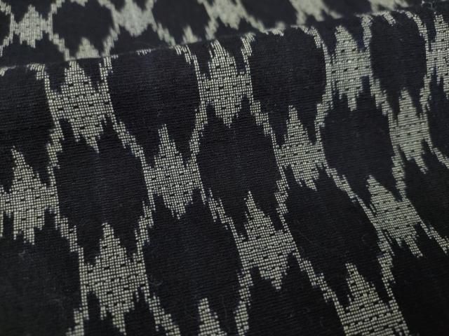 平和屋着物▽久留米絣 単衣 亀甲文様 綿 逸品 CAAV4800vp