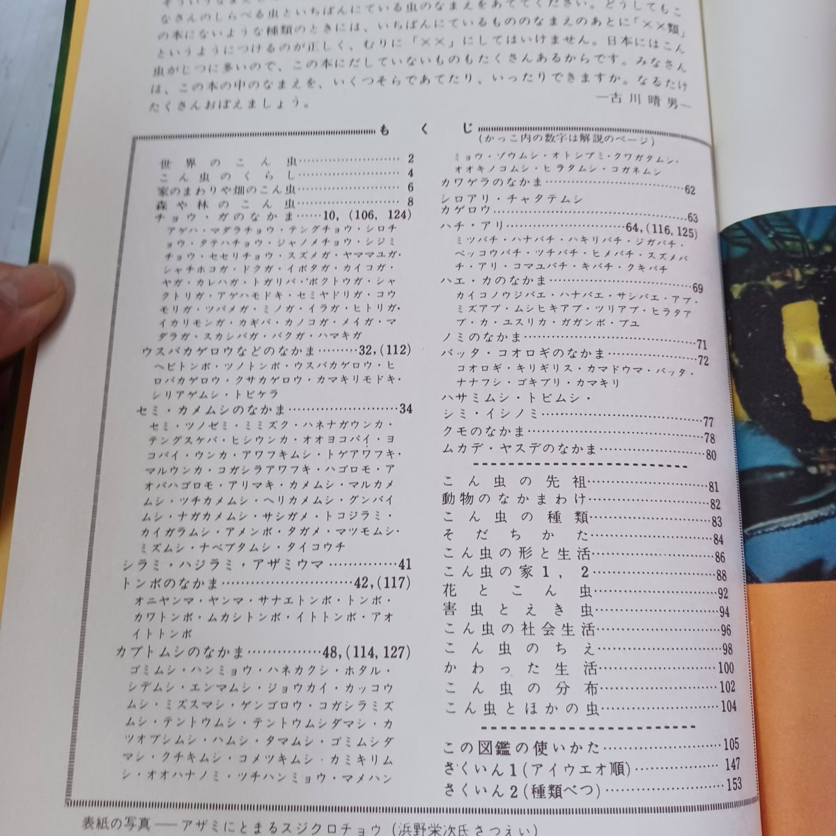 小学館の学習図鑑シリーズ2 昆虫の図鑑 古川晴男・中山周平 共著