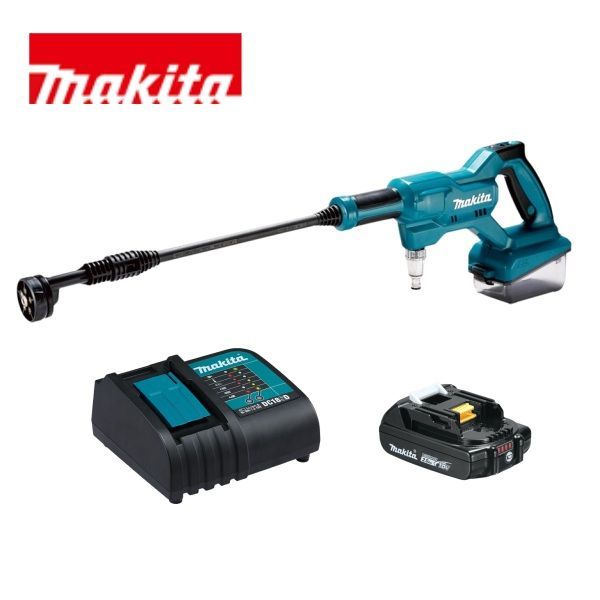 当店だけ バッテリー充電器も1年保証! マキタ 充電式洗浄機 MHW180DZ 18V コードレス 軽量バッテリー BL1820B 静音充電器 DC18SD フルセット 洗車 玄関周り サッシ ガーデニング 高圧洗浄 makita