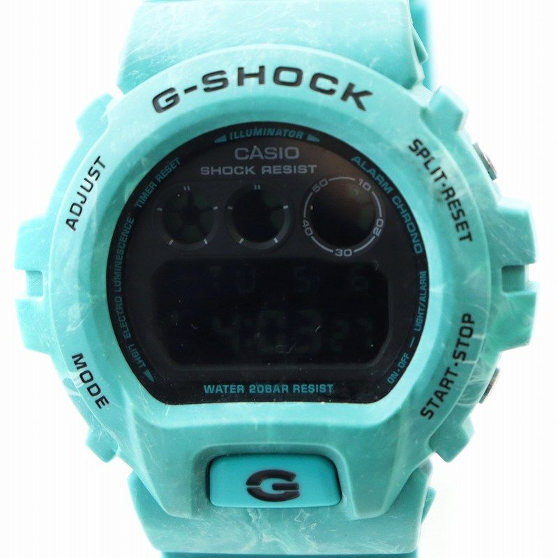 カシオ 腕時計 G-SHOCK DW-6900MC ジャミンカラー緑 USED CASIO G-SHOCK DW-6900CC-3 Men's Wrist Watch Digital Metallic