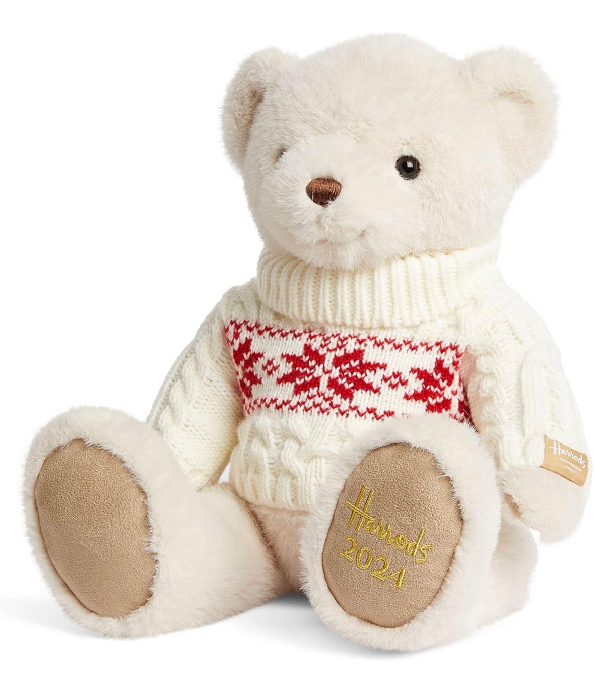 ハロッズ　 2025クリスマスベア　テディベア ぬいぐるみ 座高34cm Harrods - 【Harrods】ハロッズ 2025年クリスマスベア