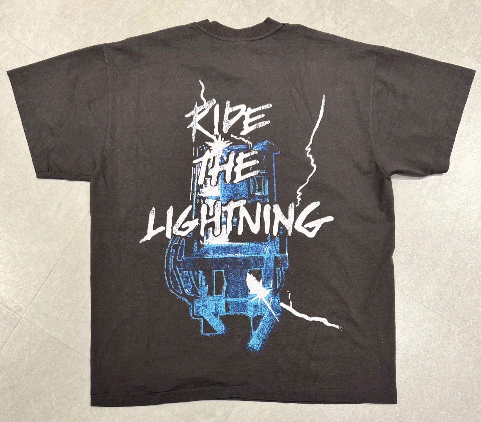 USA製 METALLICA メタリカ RIDE THE LIGHTNING ライドザライトニング バンド Tシャツ ブラック 黒 XL - メルカリ