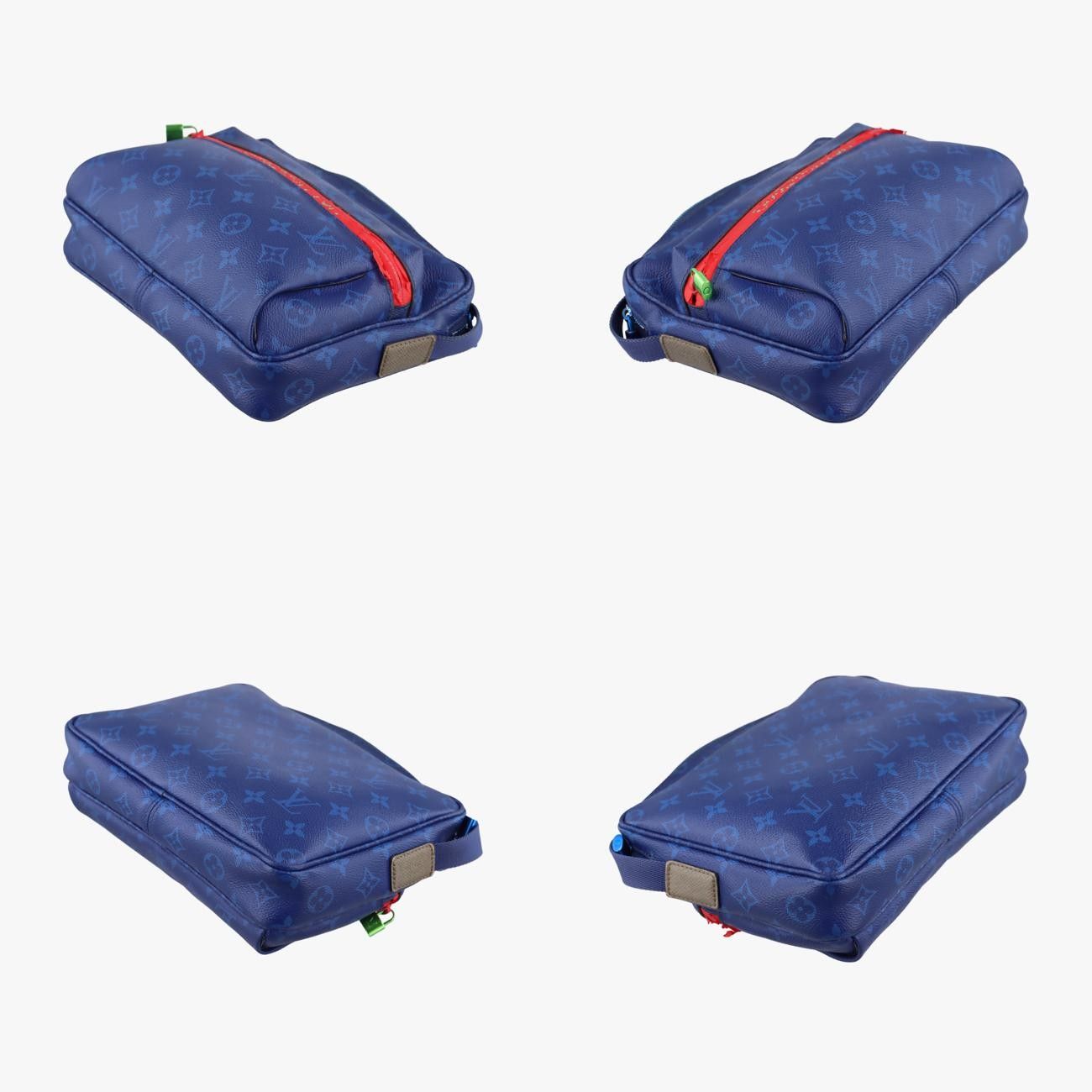 VuittonメッセンジャーPMブルーモノグラムキャンバス×レザーM43829CA4127