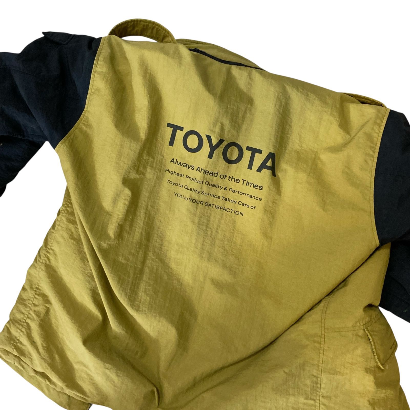 非売品⭐︎トヨタ 中綿ジャケット ジャンパー ブルゾン TOYOTA 中古○TOYOTA/トヨタ○ スタッフジャンパー 中綿入 アウター