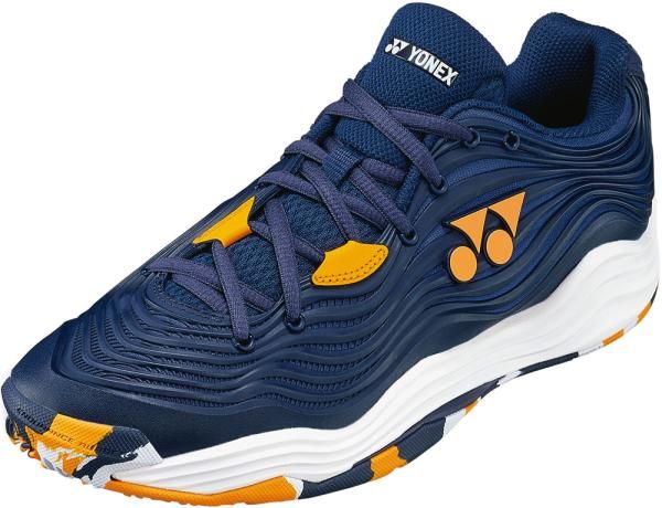 【新品・5営業日で発送】YONEX ヨネックス パワークッションフュージョンレブ5MGC (SHTF5MGC) 色 : ネイビー／オレンジ サイズ : 28.0 