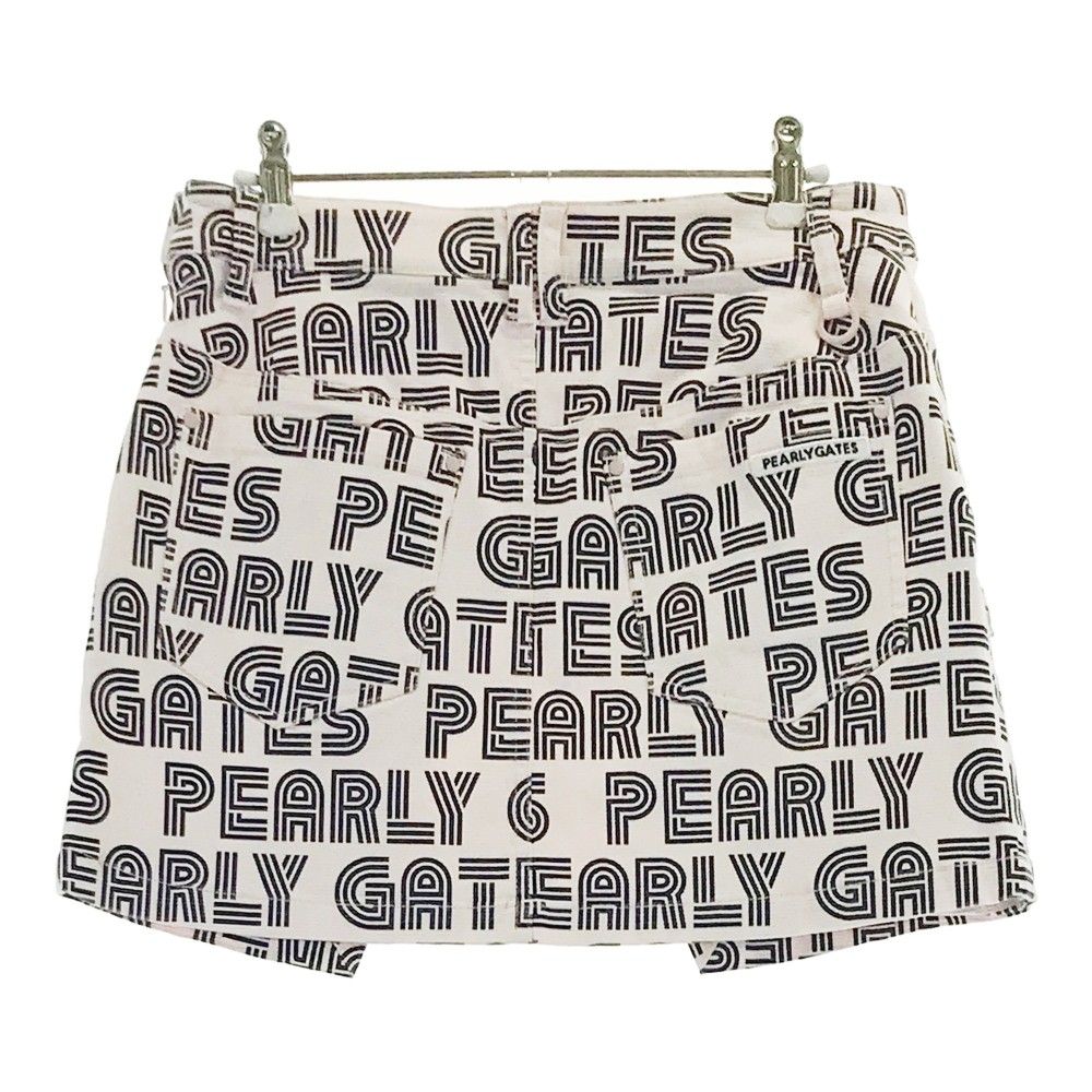 サイズ：1 PEARLY GATES パーリーゲイツ ストレッチスカート ロゴ総柄