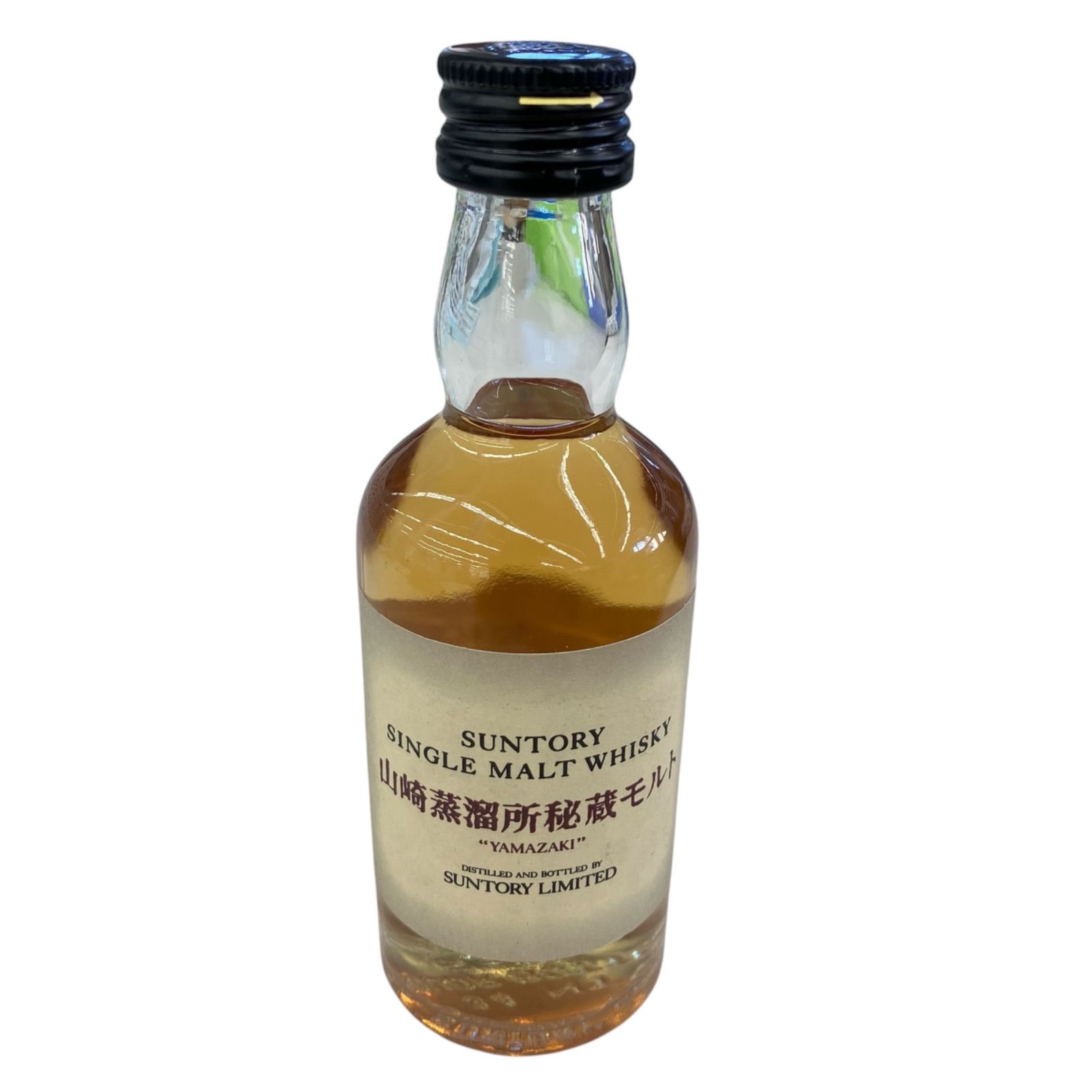 山崎蒸溜所秘蔵モルト ミニボトル 箱付き50ml 43%