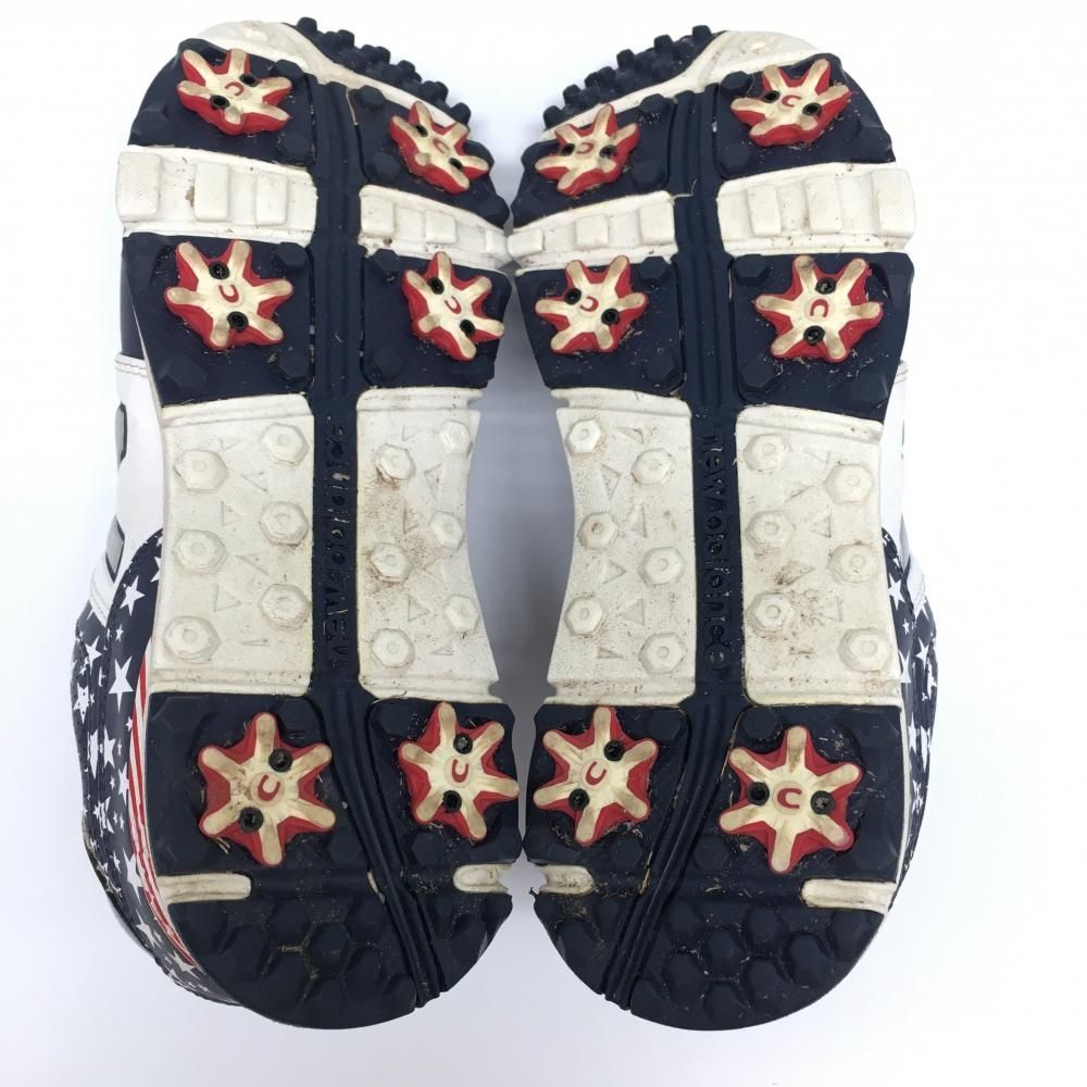 ☆SALE25％OFF☆ニューバランス ゴルフシューズ ネイビー×白 星