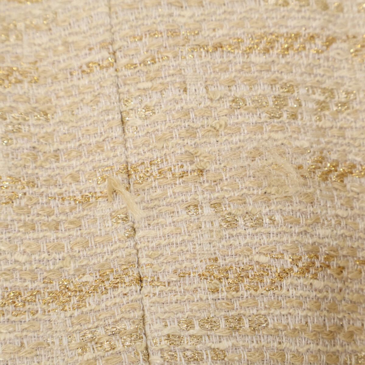 ﾍﾞﾙﾄ付きﾗﾒ糸ﾂｲｰﾄﾞｼﾞｬｹｯﾄ