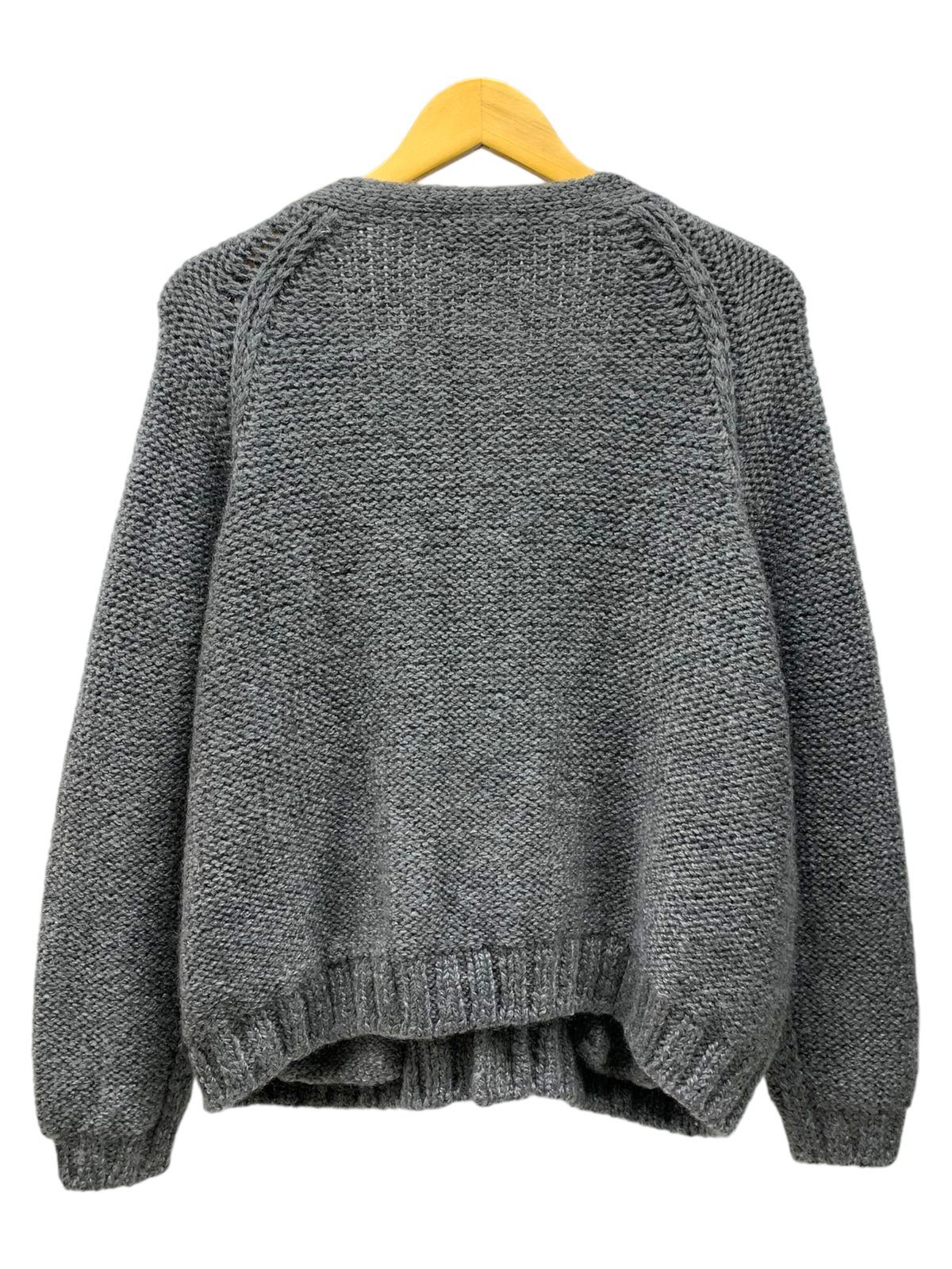 DRAWER (ドゥロワー) ニット カーディガン ウール モヘヤ混 1 グレー