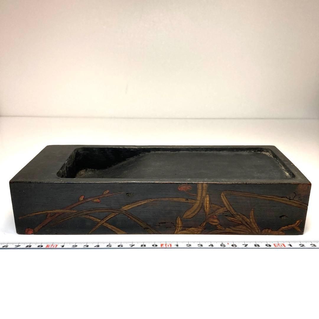 讃岐彫草虫図硯 蔵谷刀