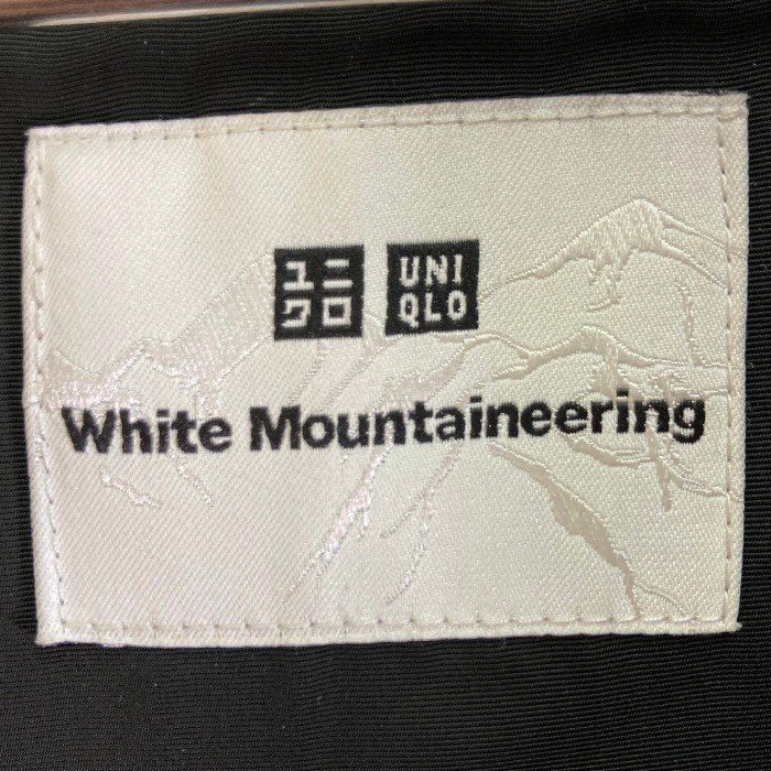 ★WHITE MOUNTAINEERING ホワイトマウンテニアリング × UNIQLO ユニクロ ハイブリッドダウンオーバーサイズパーカ ダウンジャケット ブラック sizeXL