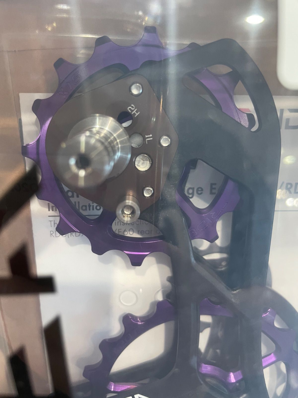 RIDEA E60 RD6 パープル 16X20 ビッグプーリー