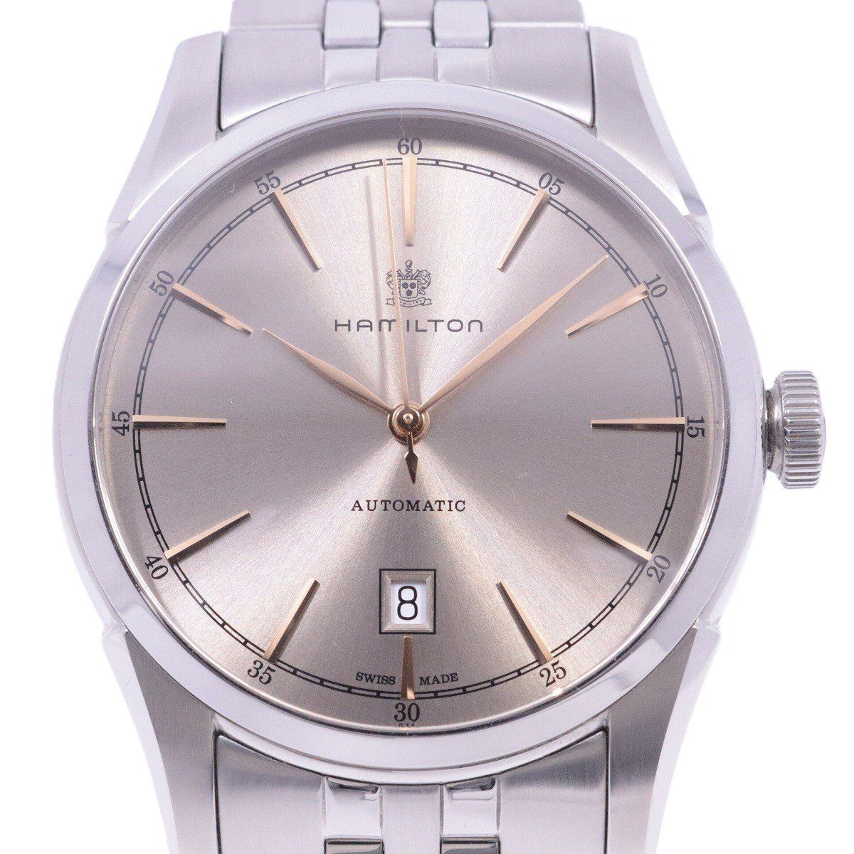 HAMILTON 手巻き アナログ腕時計 グレー