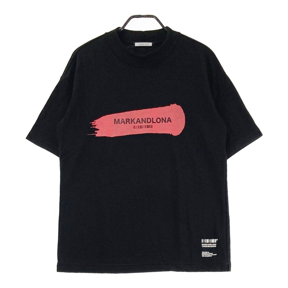 サイズ 48 MARK-LONA マークアンドロナ ハイネック 半袖Tシャツ ブラック系 240101413508 ゴルフウェア メンズ ストスト