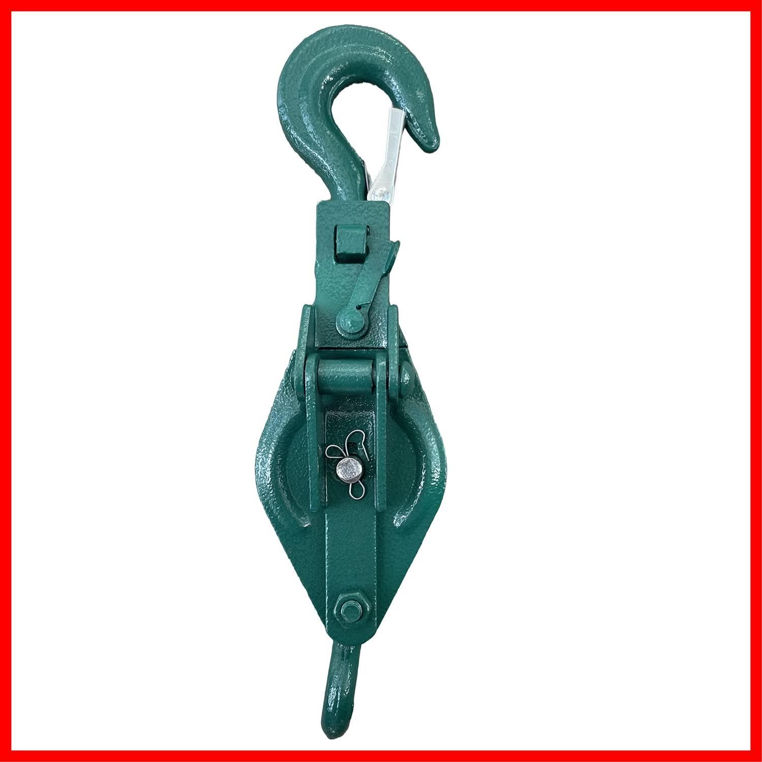 人気商品 HELIX 強力型滑車 一車スナッチ スナッチブロック ブロック滑車 フック式 プーリーブロックレッカー車 積載車 ワイヤーロープ HRDEVELOPMENT_JP