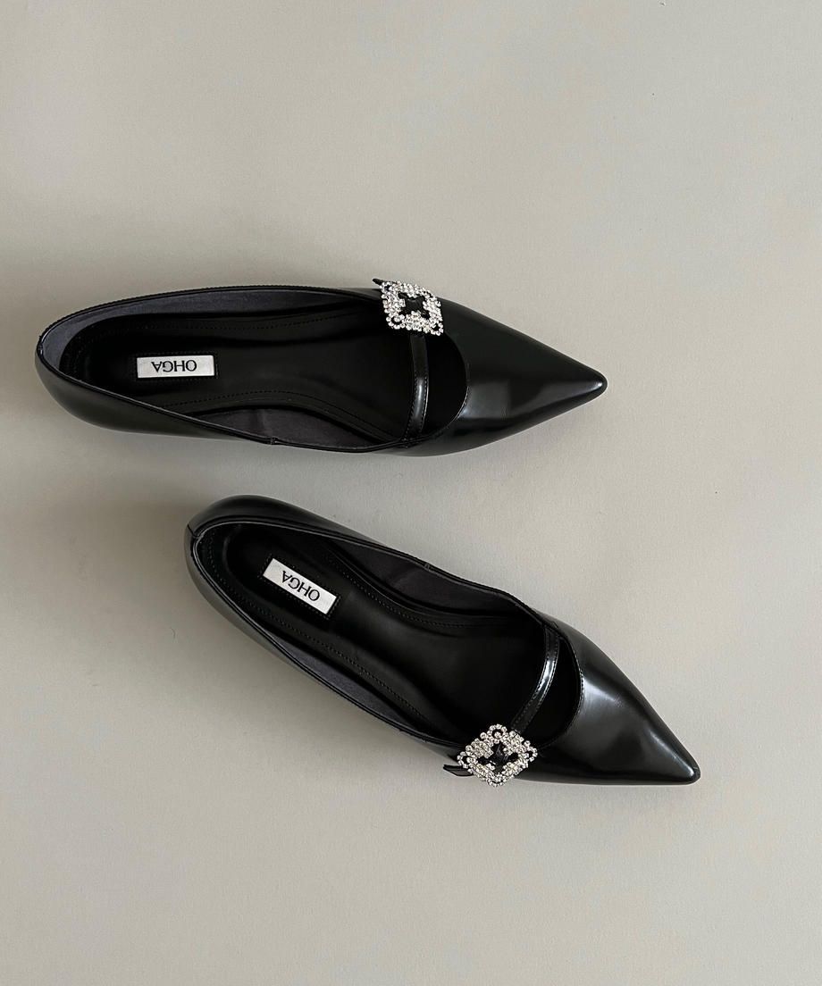 OHGA-TO BIJOU black 23.5 OHGA メリージェーン 23.5 24cm OHGAオーガ