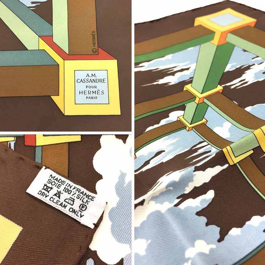 HERMES エルメス スカーフ カレ45 A.M.カッサンドル A.M.