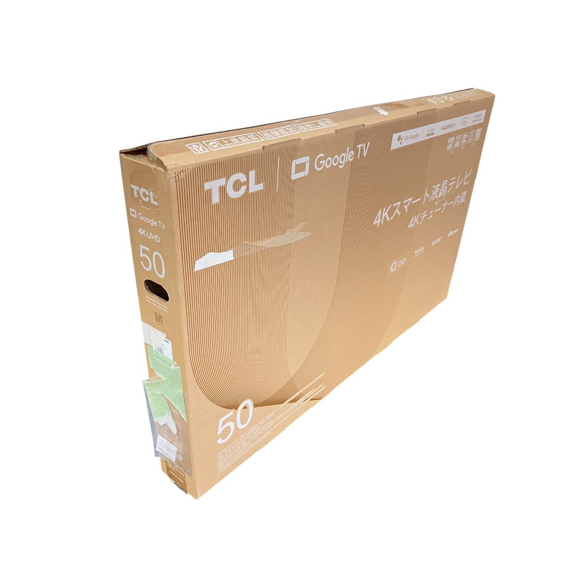 TCL 50P745 50型 4K スマート テレビ 液晶 テレビ 生活家電 開封品 K10077908