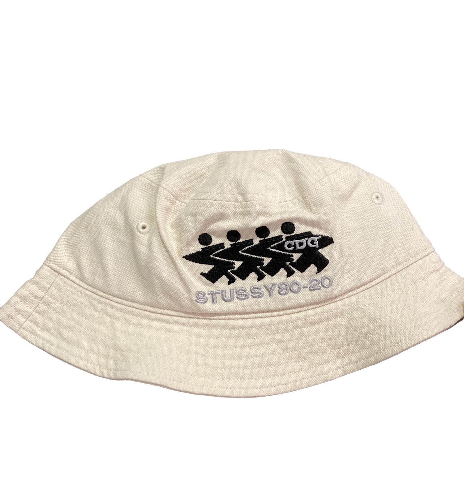 限定品STUSSY × CDG 40th CANVAS BUCKET HAT ステューシー 