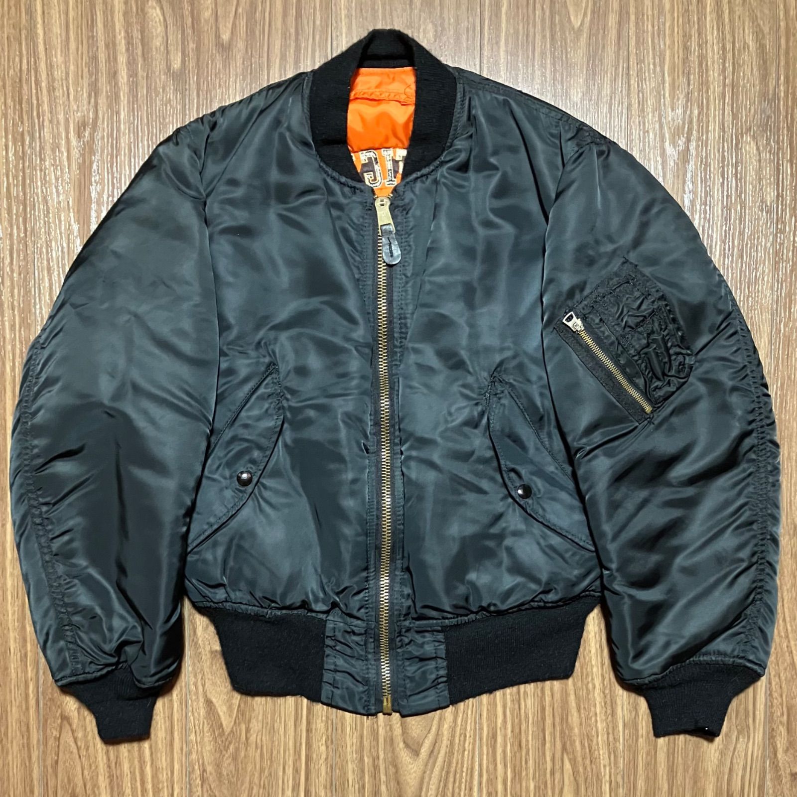 80~90s U.S.AIR FORCE Alpha Industries MA-1 USA製 ブラック S - メルカリ