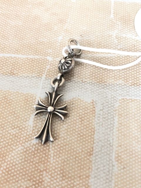 ❤️ SEES BY RINAKN鑑定済 CHROME HEARTS クロムハーツ 1BALL TINY CH CROSS CHARM 1ボールタイニーCHクロスチャーム 111421436