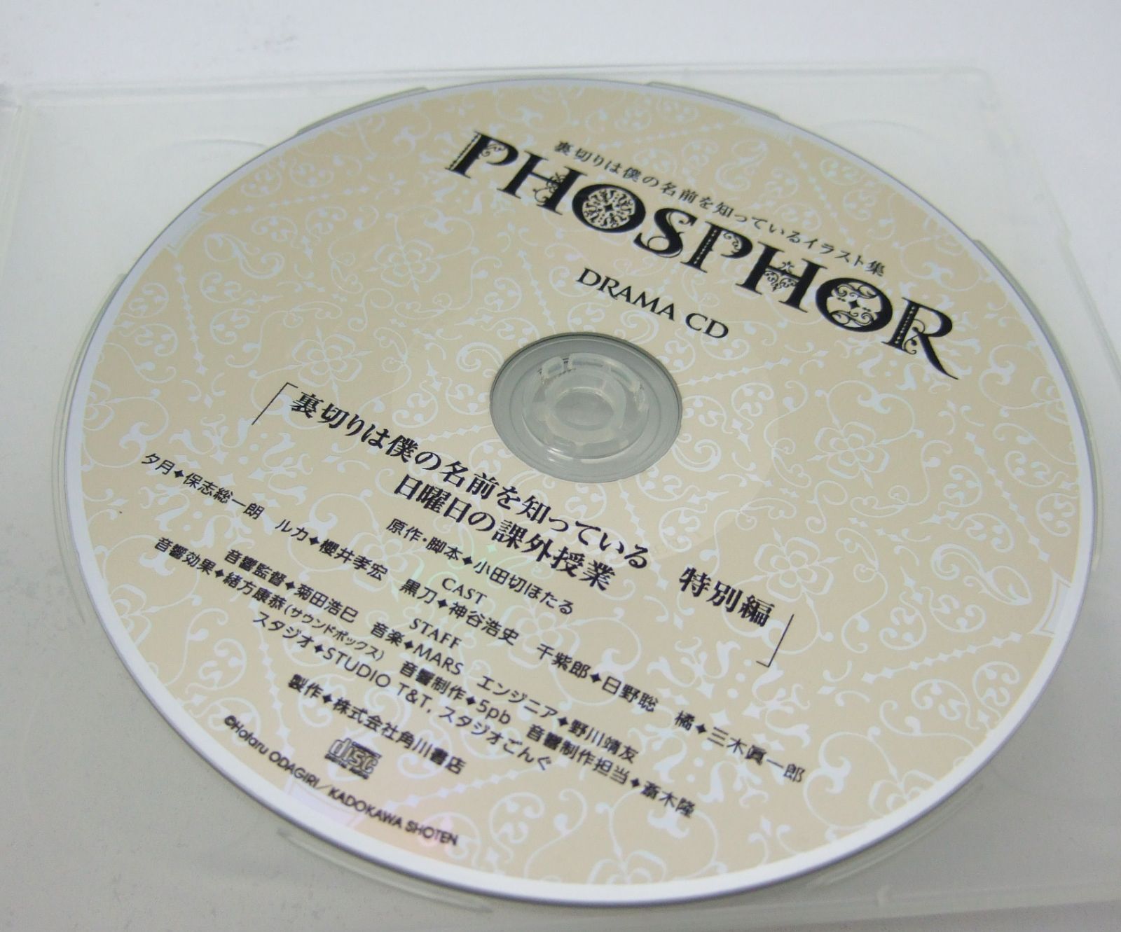 初版 PHOSPHOR 裏切りは僕の名前を知っている イラスト集 小田切