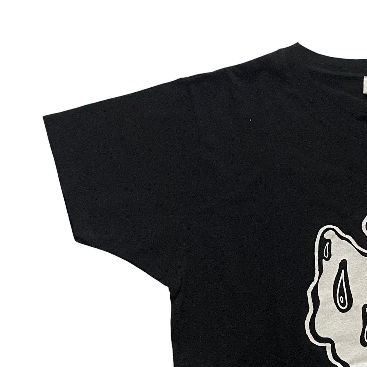 SAINT LAURENT サンローラン プリントTシャツ 白 黒 半袖 SAINT LAURENT サンローラン プリントTシャツ 白 黒 半袖