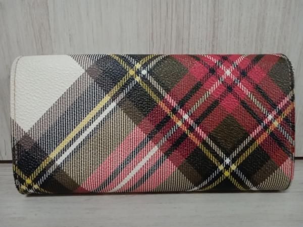 ヴヴィアン　タータンチェック 長財布 Vivienne Westwood チェック柄 長財布 ヴィヴィアンウエストウッド 長