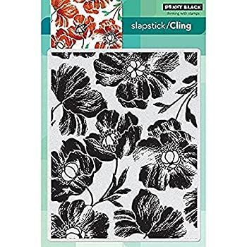 【中古】【輸入品・未使用】Penny Black Cling Rubber Stamp 5%ﾀﾞﾌﾞﾙｸｫｰﾃ%X7.5%ﾀﾞﾌﾞﾙｸｫｰﾃ% Sheet-Poppy Pattern (並行輸入品)
