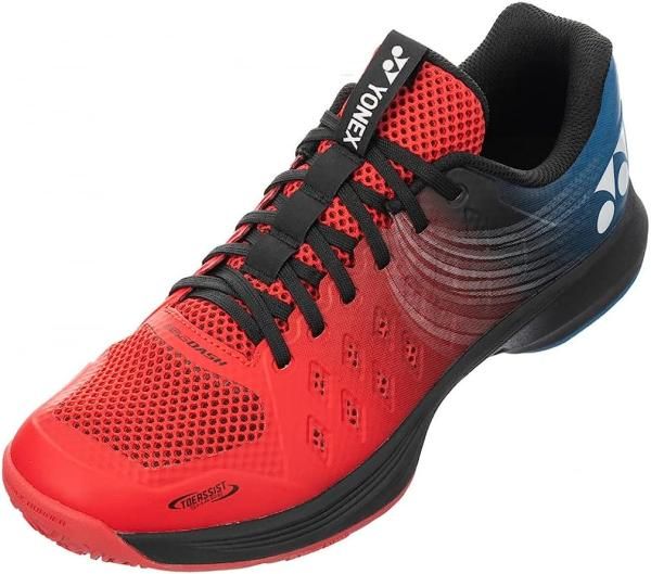 【新品・5営業日で発送】YONEX ヨネックス パワークッションエアラスダッシュ4GC (SHTAD4GC) 色 : レッド/ブラック サイズ : 24.0 
