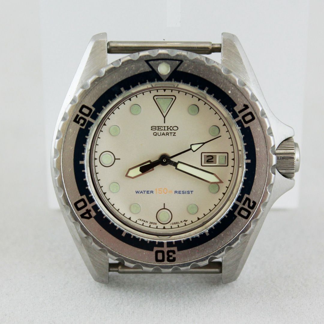 レア【美品】SEIKO プロフェッショナル　ミニダイバー 白 中古 / 希少品 】 SEIKO プロフェッショナル ミニダイバー 2625