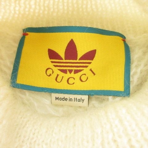 グッチ GUCCI ×アディダス 美品 22AW モヘア ニット 長袖 トップス XS バイカラー □U90 レディース - メルカリ