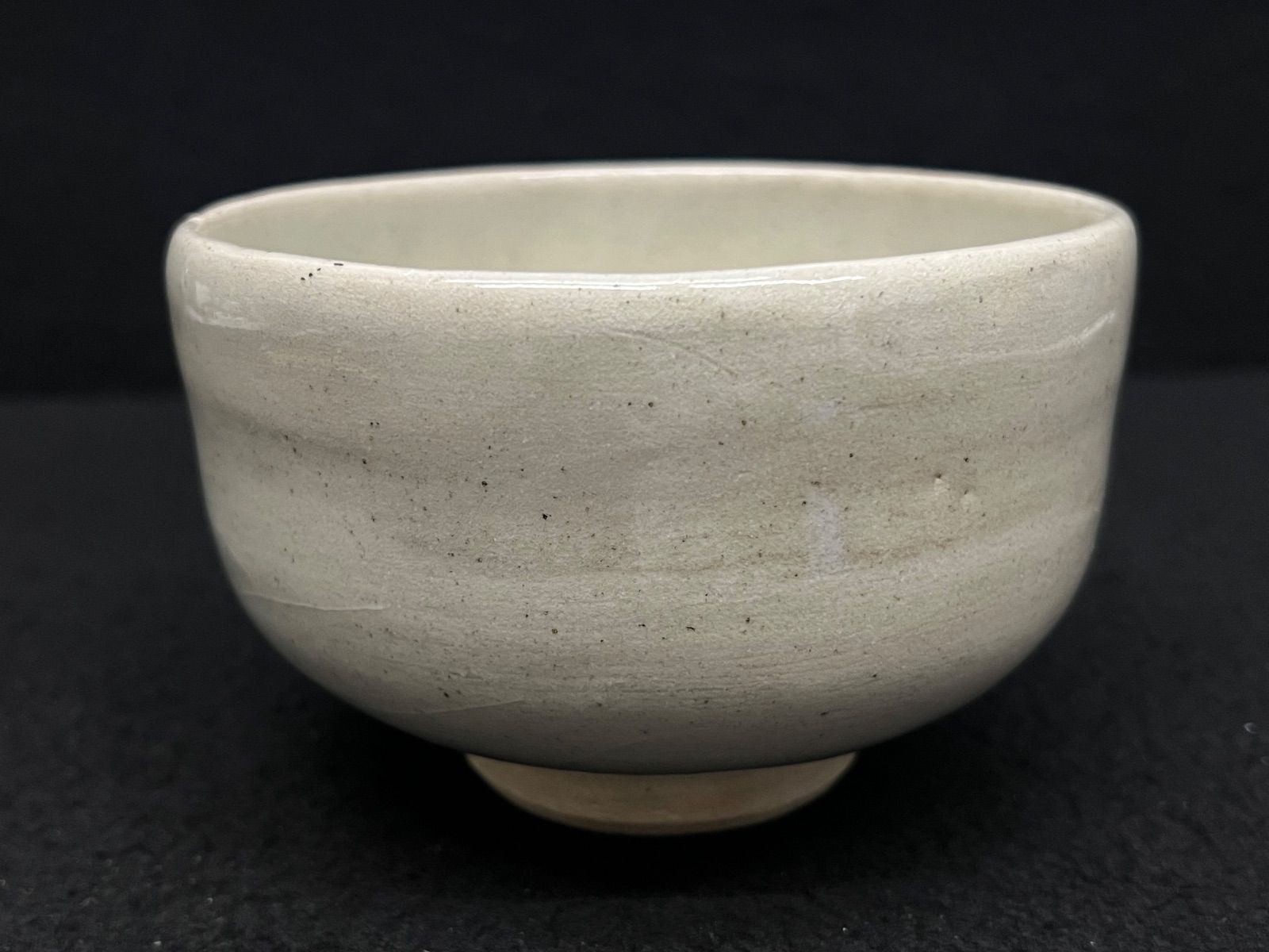 抹茶茶碗 勘兵衛 茶道具 茶道具 陶芸品 白茶碗 伝統陶芸品