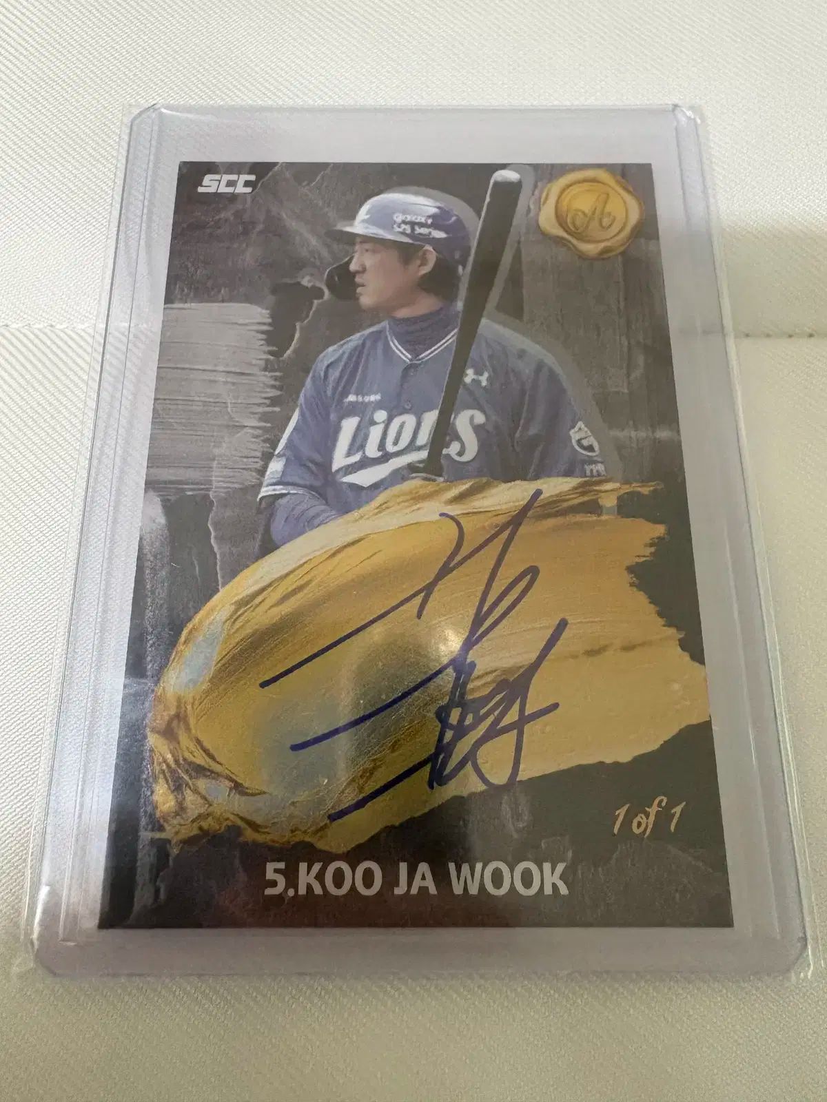 2025 KBO SCC 感覚 具 滋昱₍ク ジャウク オンオート 1of1 マフィ カード