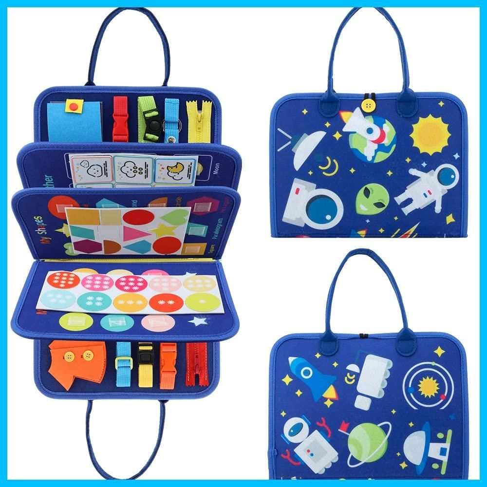 【人気商品】モンテッソーリおもちゃ 知育玩具 ビジーボード 2歳 1歳 玩具 ランキング 赤ちゃん 指先 子供 幼児 3歳 もんてっそーり 男の子 ひもとおし オモチャ toys プレゼント 教具子ども 5