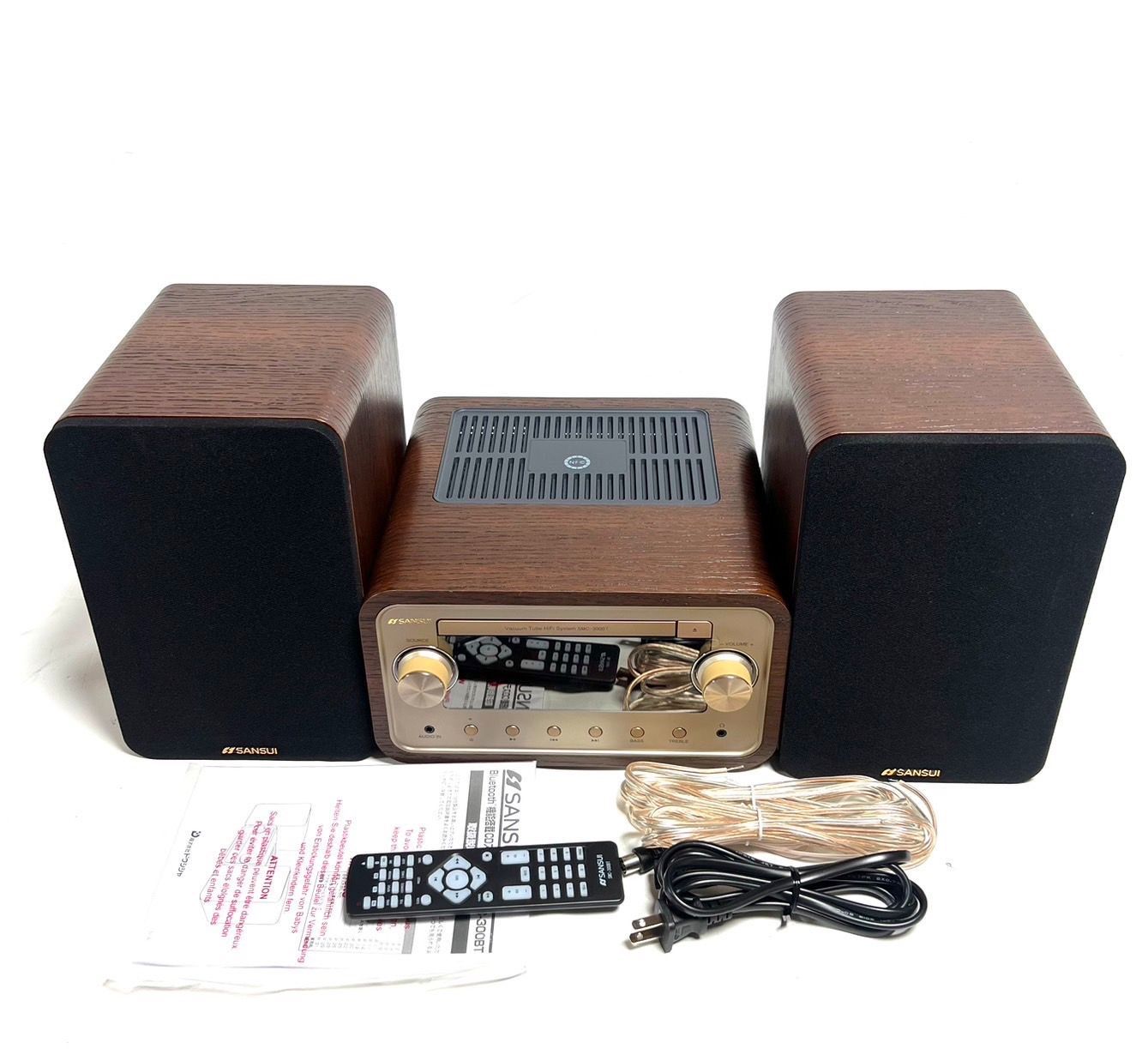 SANSUI SMC-300BT ミニコンポ Bluetooth対応 SANSUI、真空管