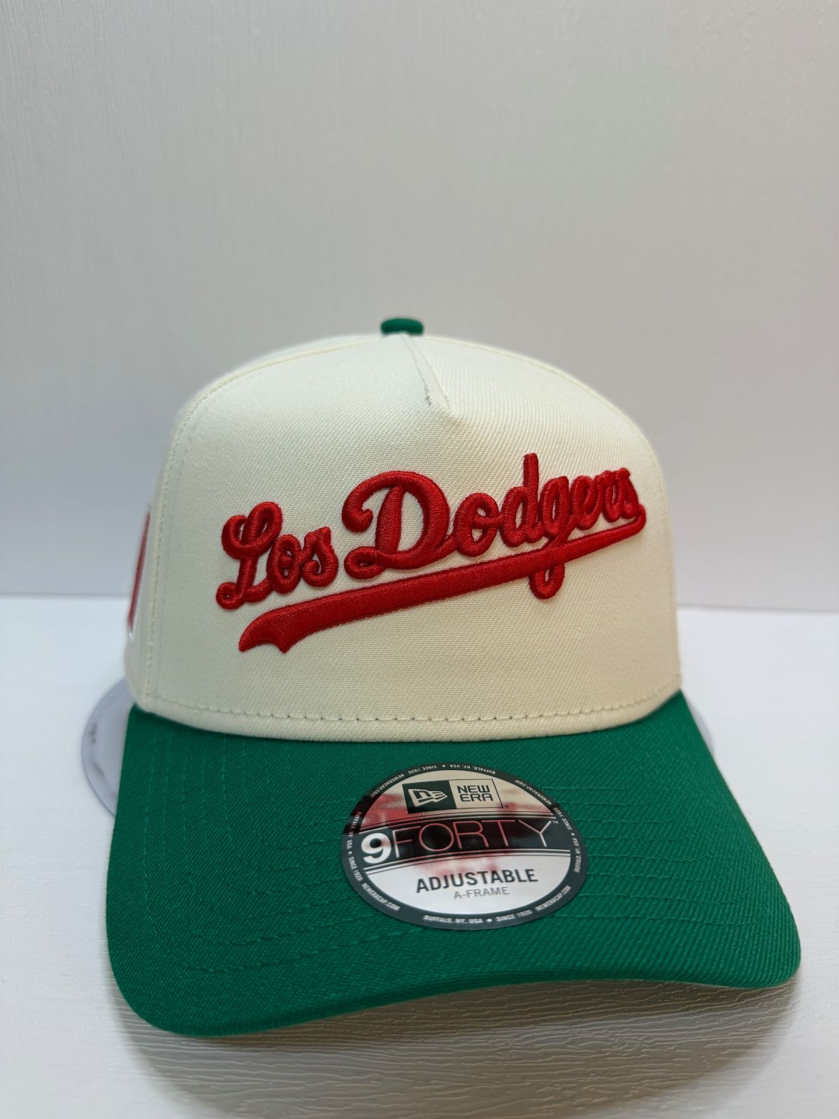 Newera ロサンゼルスドジャース メキシコ国旗 9forty A-FRAME スナップバックキャップ ツートンカラー