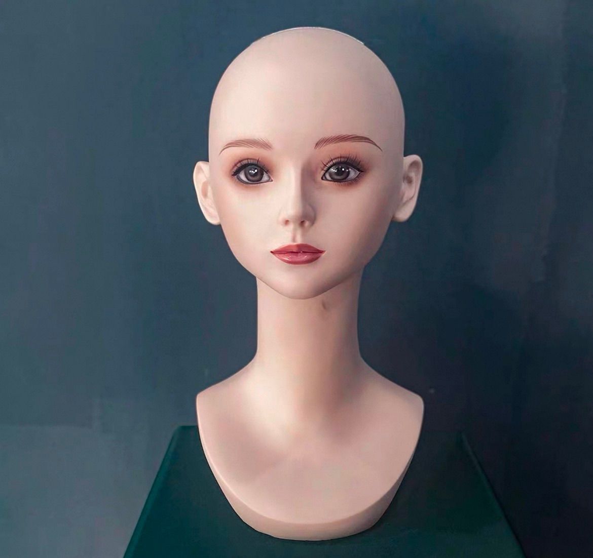 マネキンヘッド ドール 女性 人形 リアルフェイスモデル - メルカリ