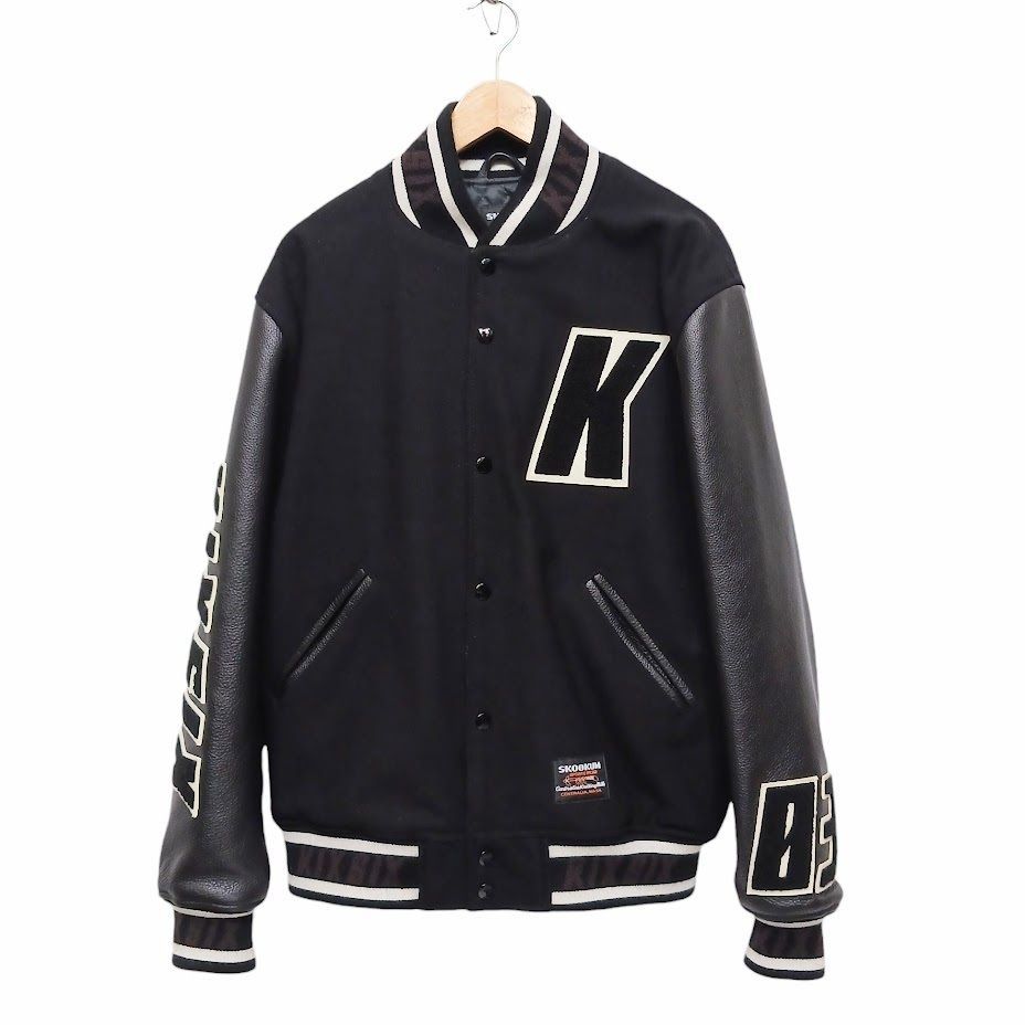 SKOOKUM KIXSIX スクーカム キックスシックス レザースタジャン