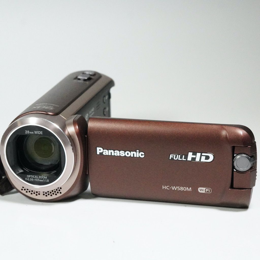 Panasonic HC-W580M ビデオカメラ ブラウン 美品 動作確認済 Panasonic パナソニック HC-W580M ブラウン 動作OK 返金保証