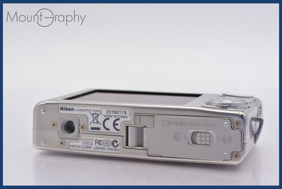 ☆良品☆ ニコン Nikon COOLPIX S500 3x バッテリー付属 同梱可 #am793