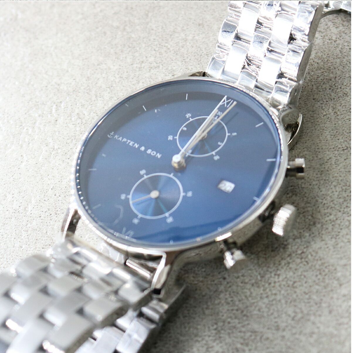 [KAPTEN&SON] キャプテンアンドサン クロノ #40mm CHRONO steel KAPTEN&SON] キャプテンアンドサン クロノ #40mm CHRONO steel