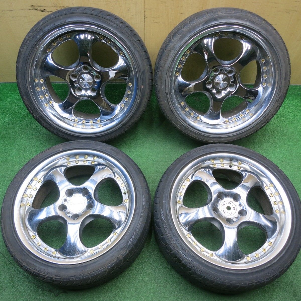 4本価格 RAYS Victrix PLEASURE 235|40R18 265|35R18 ダンロップ LE MANS LM701 レイズ ヴィクトリクス 18インチ PCD114.3|5H 5041809TNノ