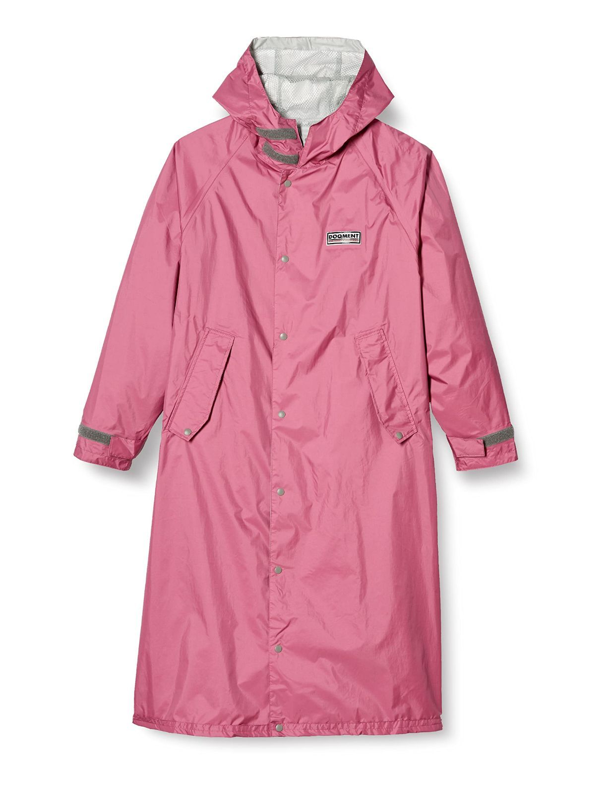 Size M_Color ピンク ドキュメント レインコート 東レエントラント使用 防水 透湿 軽量レインコート メンズ ピンク M