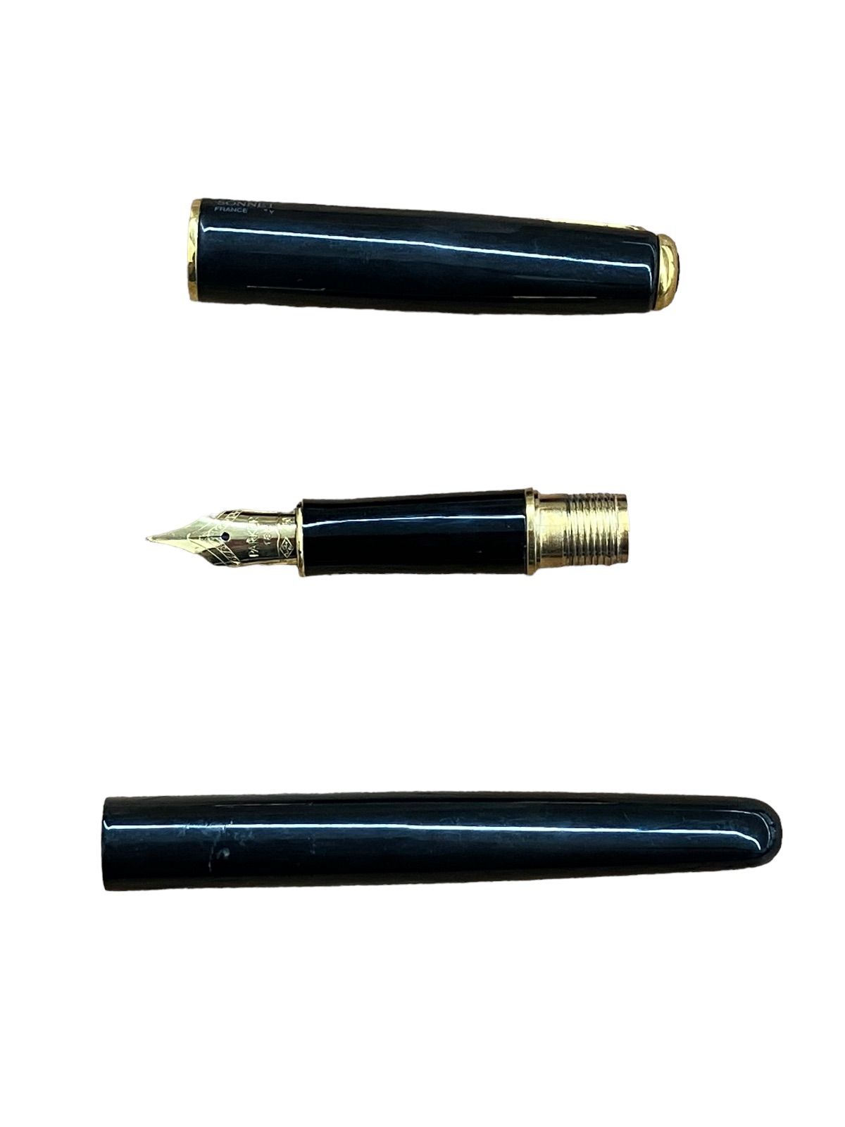 PE2856□PARKER パーカー 万年筆 プリミア ペン先 18K XF UK製 筆記