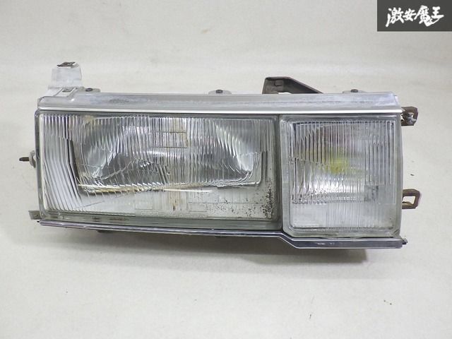 【レンズ割れ無し】 トヨタ 純正 GX71 マーク2 前期 ハロゲン ヘッドライト ヘッドランプ 右 右側 運転席側 TOYOTA 12-186 KOITO 棚22-5